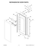 Refrigerator door parts
