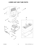 Lower unit and tube parts