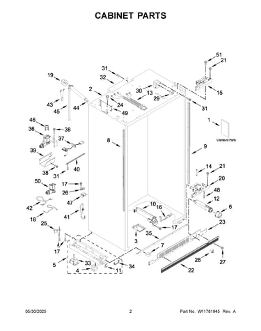 Cabinet parts