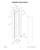 Freezer door parts