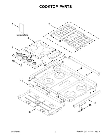 Cooktop parts