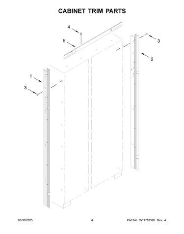 Cabinet trim parts