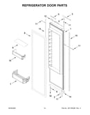 Refrigerator door parts