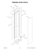 Freezer door parts