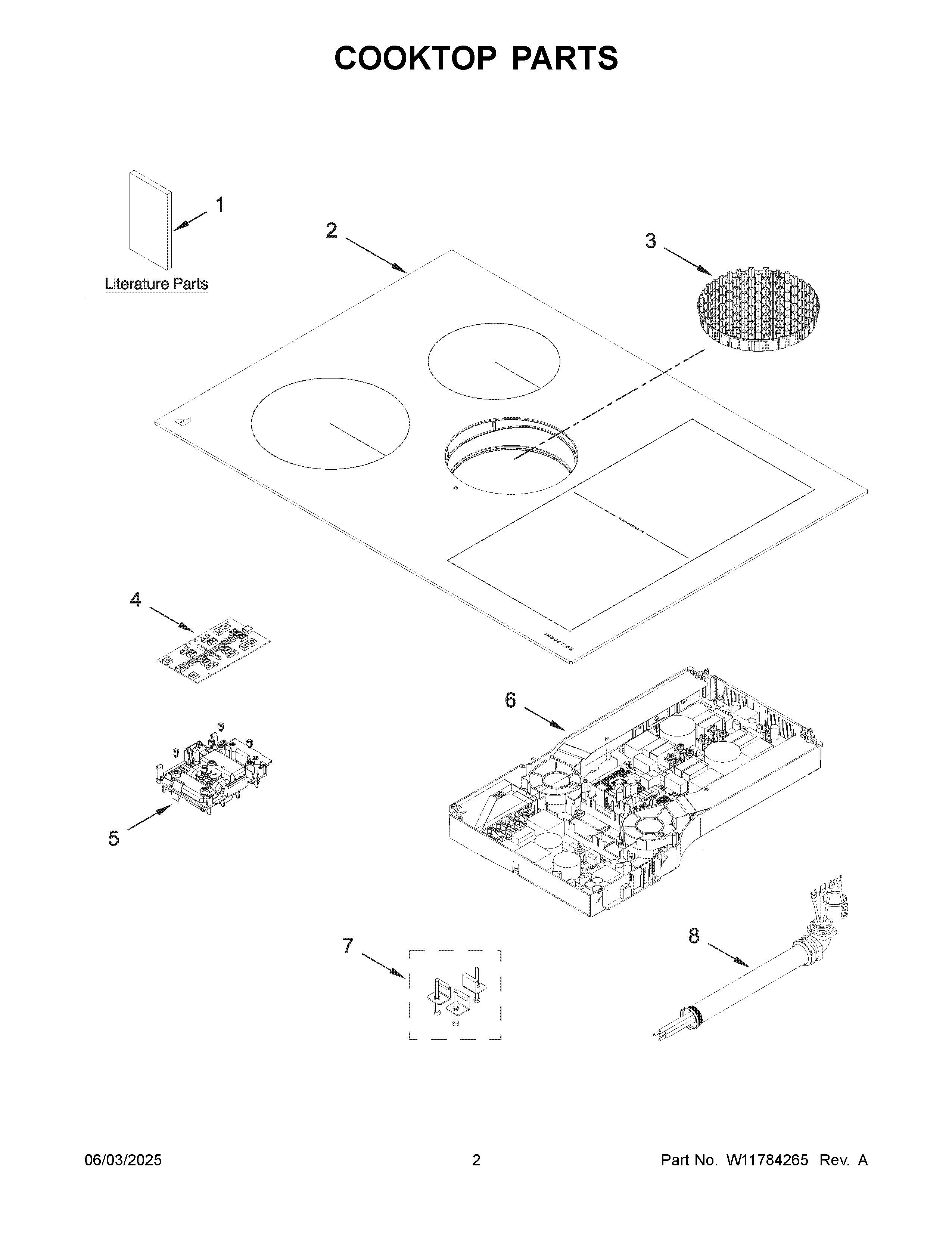 Cooktop parts
