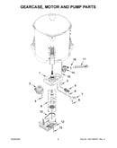 Gearcase, motor and pump parts