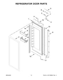 Refrigerator door parts