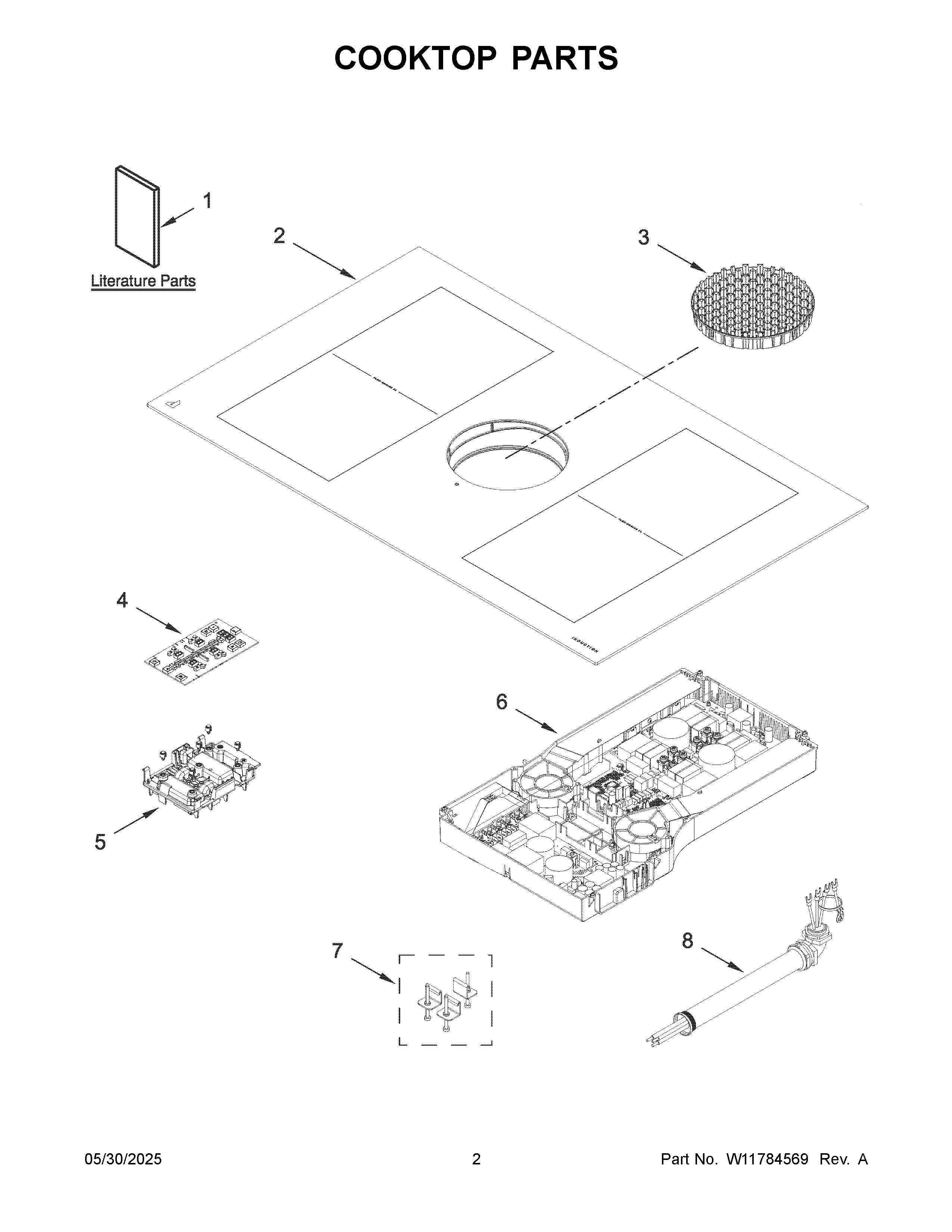 Cooktop parts