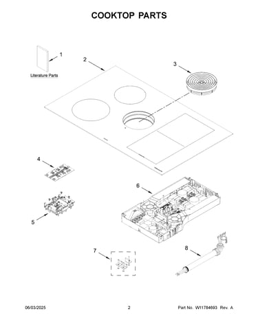Cooktop parts
