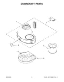 Downdraft parts