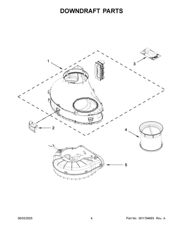 Downdraft parts