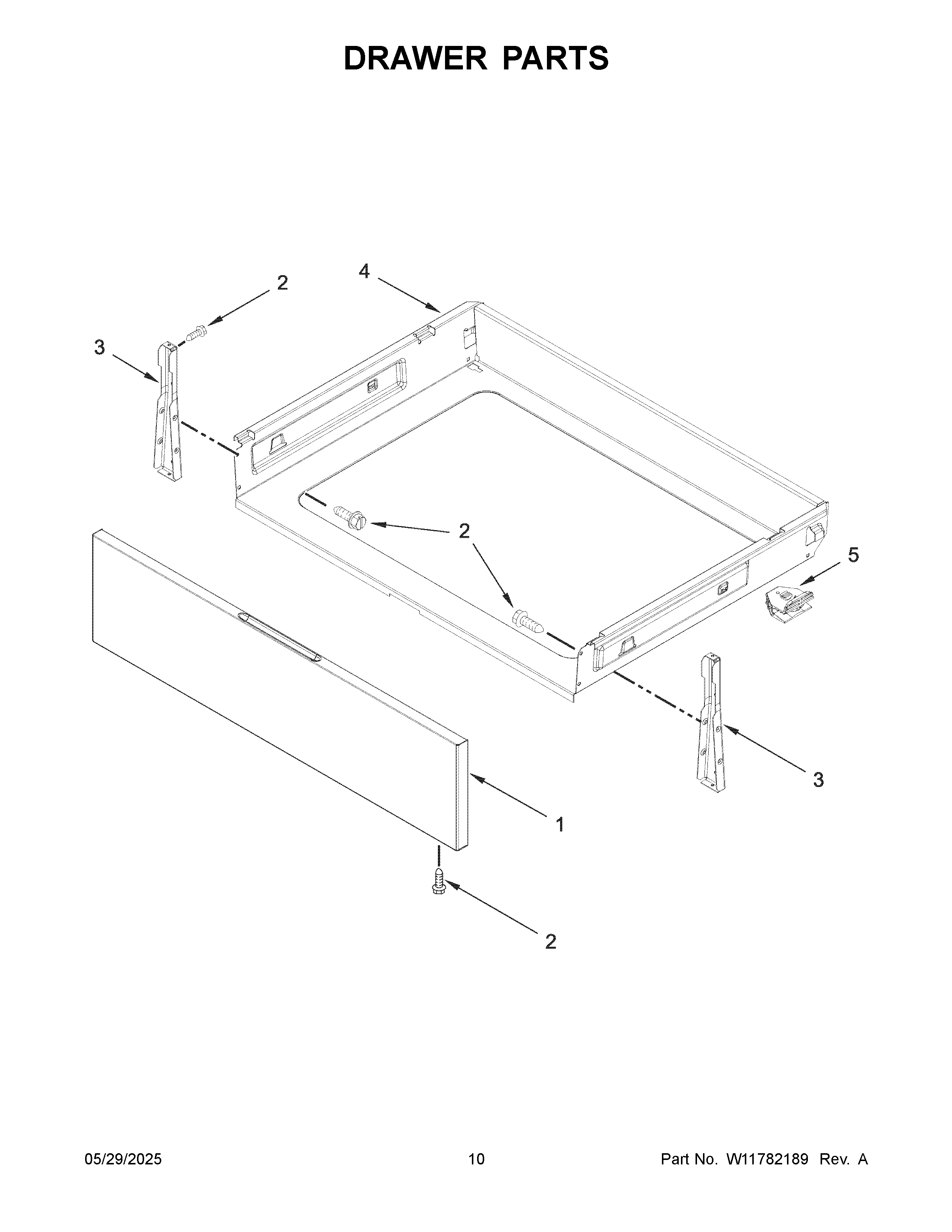 Drawer parts