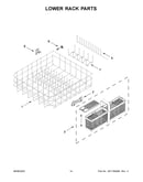 Lower rack parts