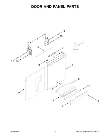 Door and panel parts