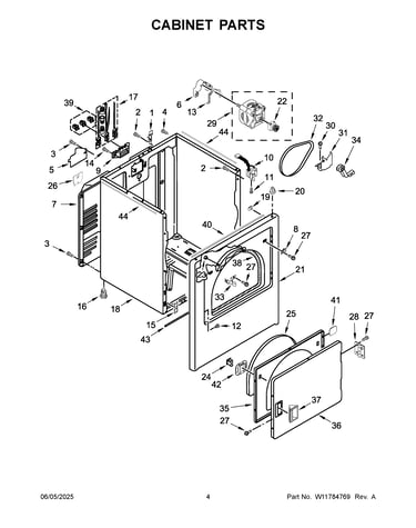 Cabinet parts