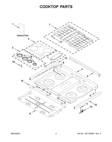 Cooktop parts