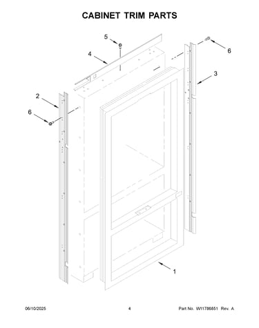 Cabinet trim parts