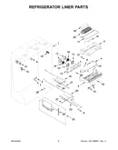 Refrigerator liner parts