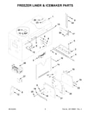 Freezer liner & icemaker parts