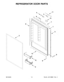 Refrigerator door parts