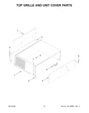 Top grille and unit cover parts