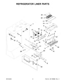 Refrigerator liner parts