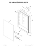 Refrigerator door parts