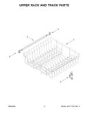 Upper rack and track parts