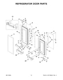 Refrigerator door parts