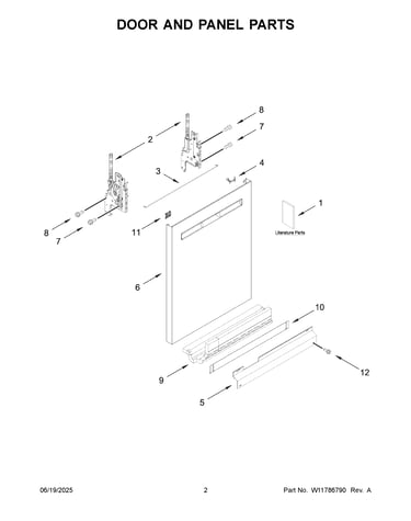 Door and panel parts