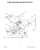 Pump, washarm and motor parts
