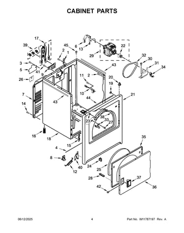 Cabinet parts