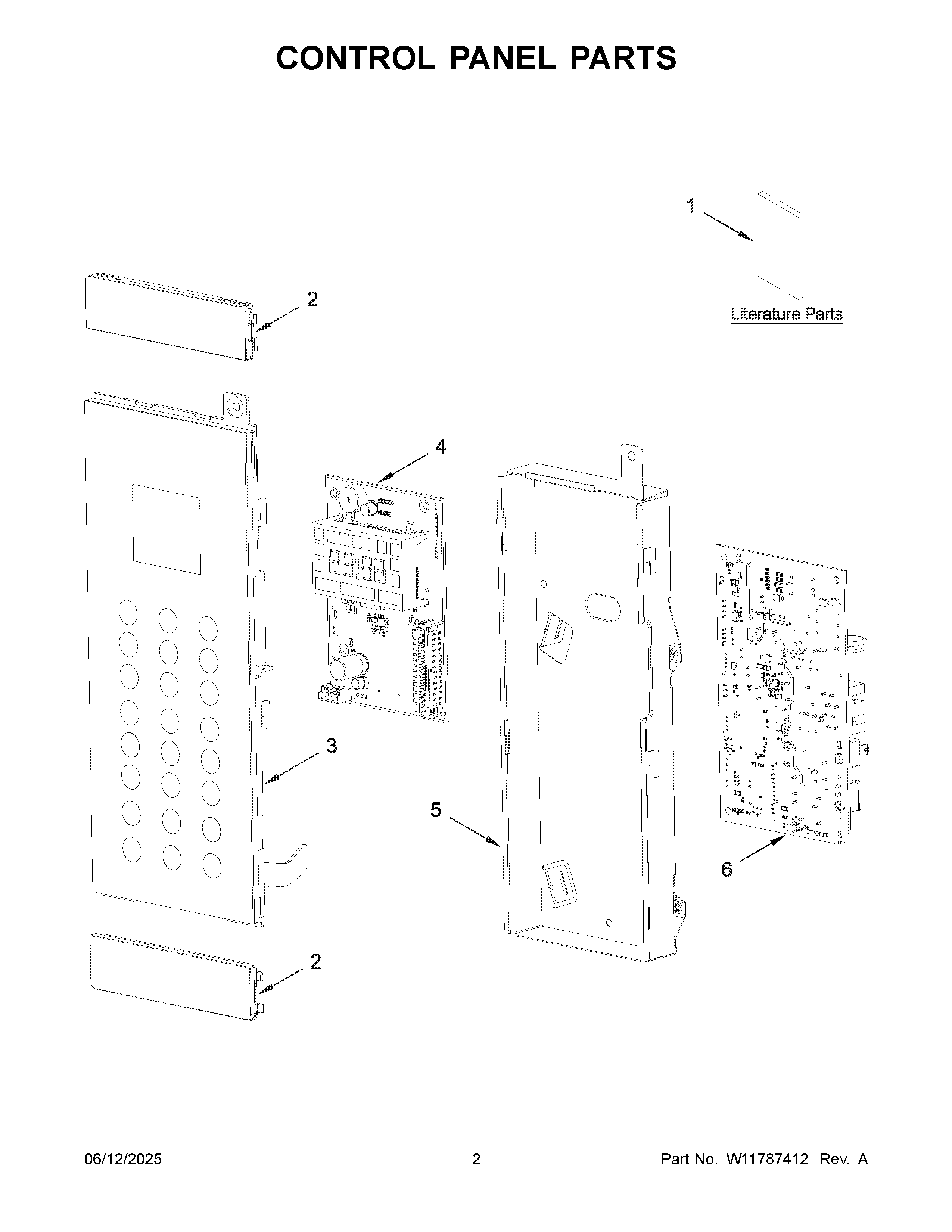 Control panel parts
