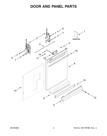 Door and panel parts