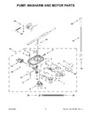 Pump, washarm and motor parts