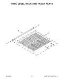 Third level rack and track parts