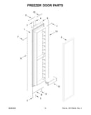 Freezer door parts