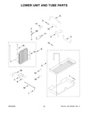 Lower unit and tube parts
