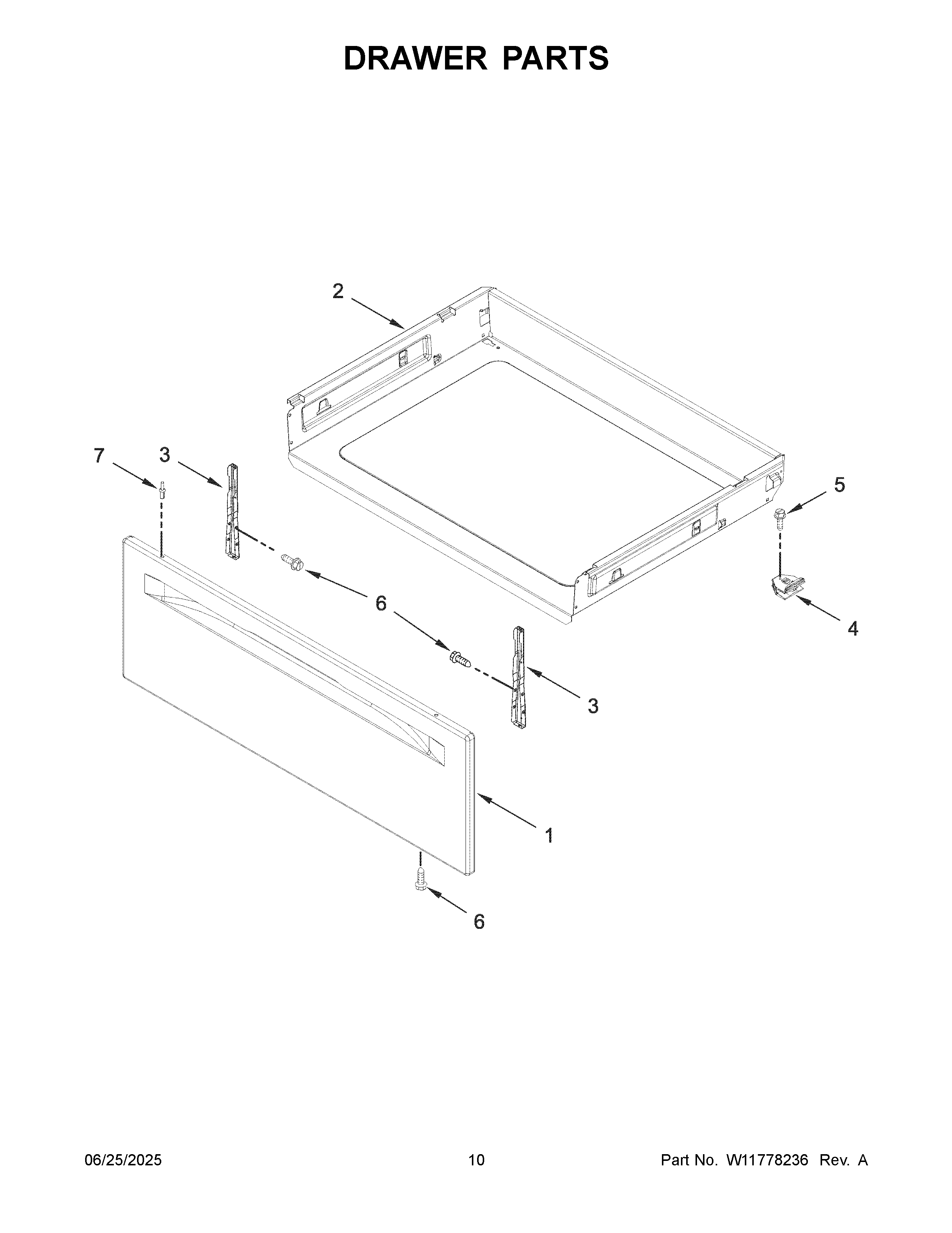 Drawer parts