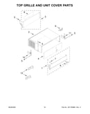 Top grille and unit cover parts