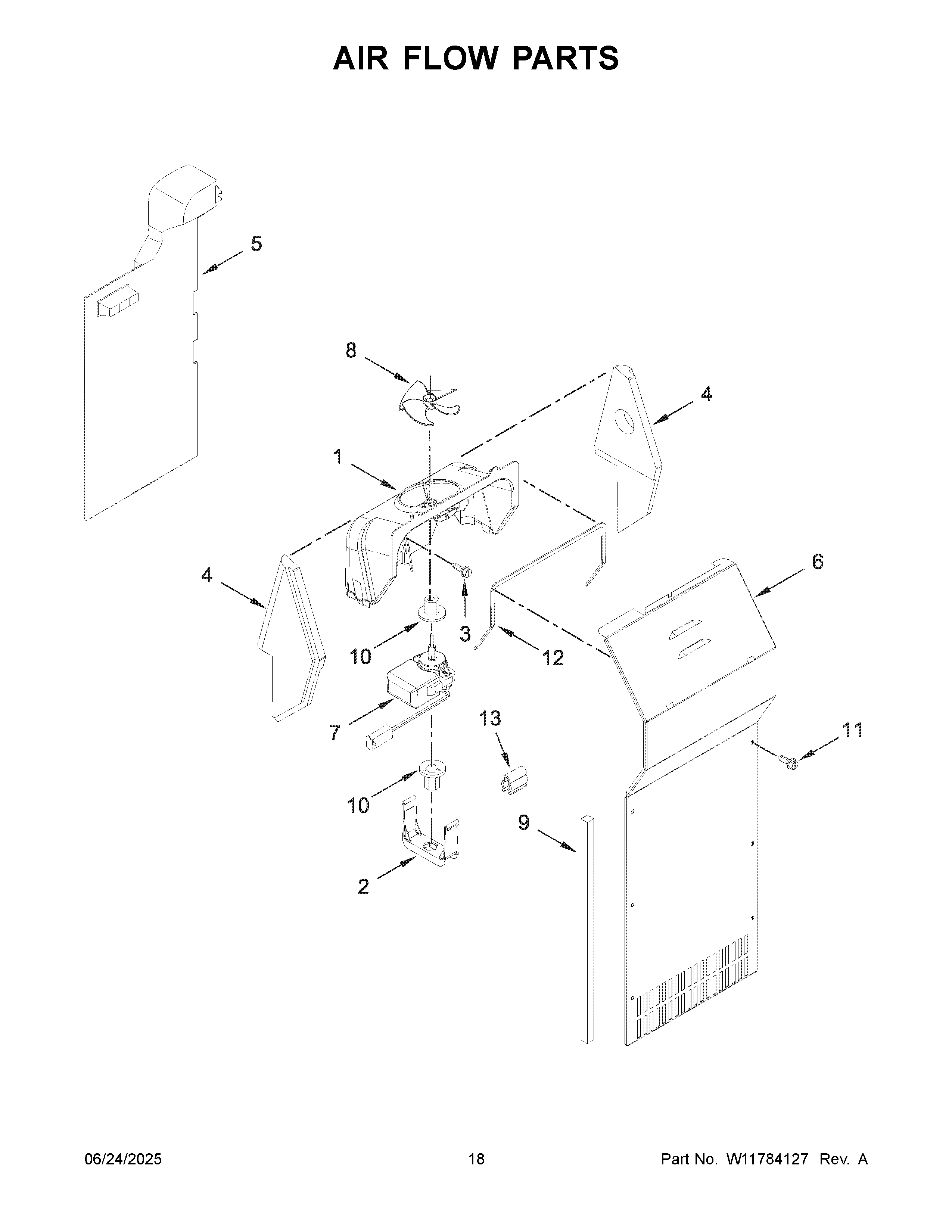 Air flow parts