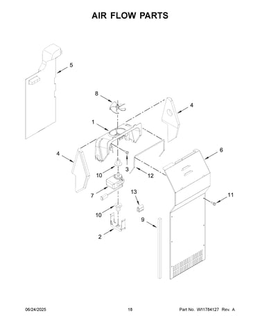 Air flow parts