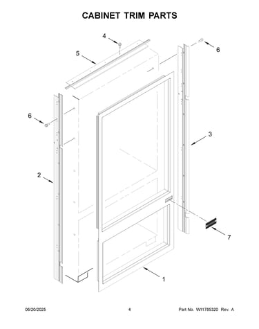 Cabinet trim parts
