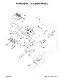 Refrigerator liner parts