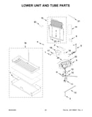 Lower unit and tube parts