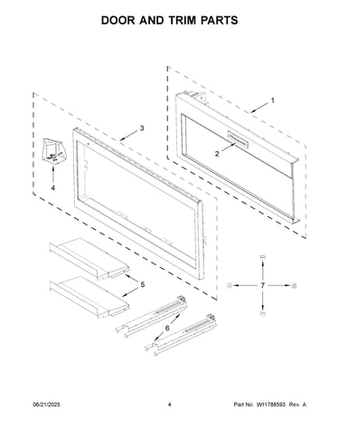 Door and trim parts