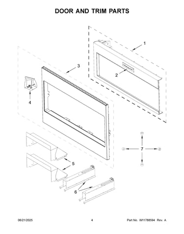 Door and trim parts