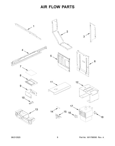 Air flow parts
