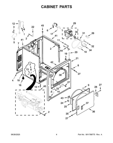 Cabinet parts
