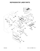 Refrigerator liner parts